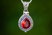 cremation pendant with ash
